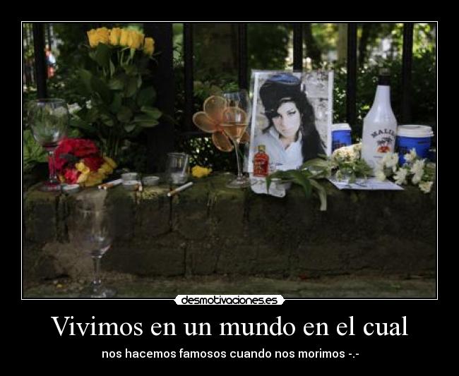 Vivimos en un mundo en el cual -