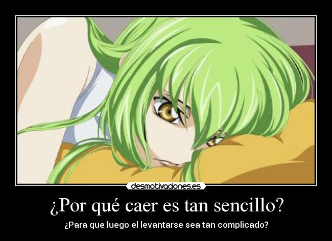 ¿Por qué caer es tan sencillo? -