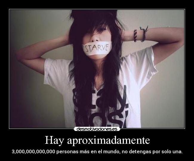 Hay aproximadamente - 