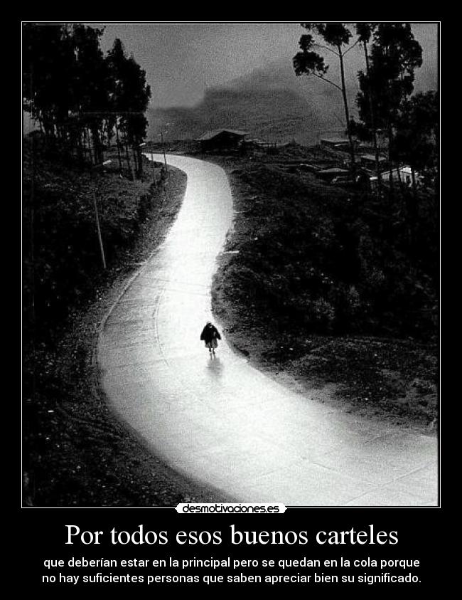 Por todos esos buenos carteles - 