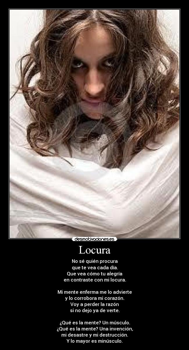 carteles locura poema desmotivaciones