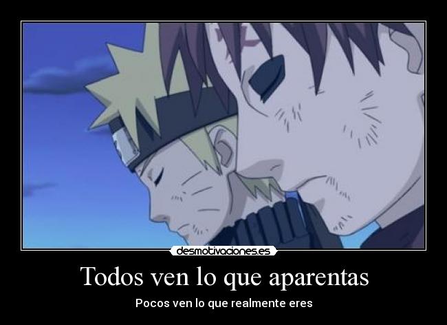 carteles xaarcaar naruto gaara desmotivaciones