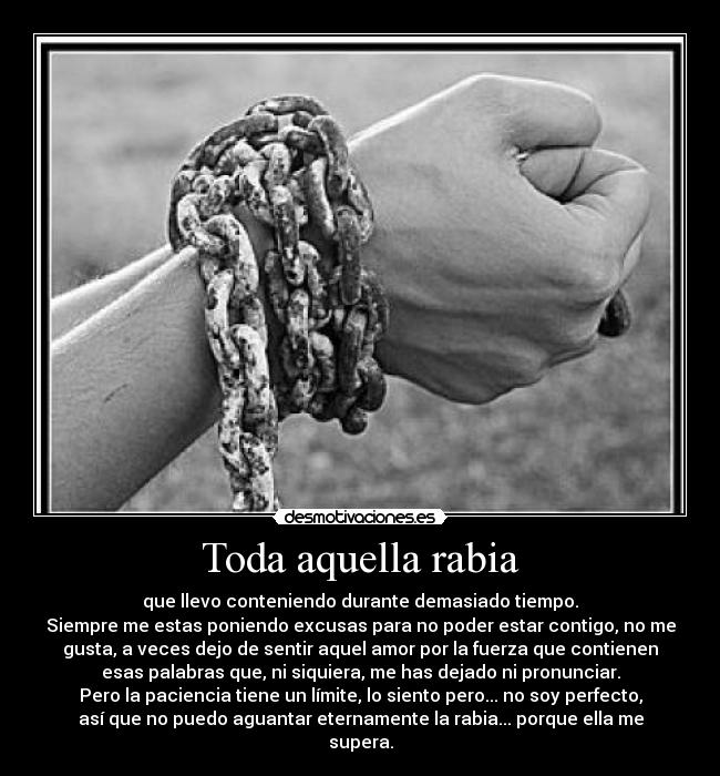 Toda aquella rabia - 