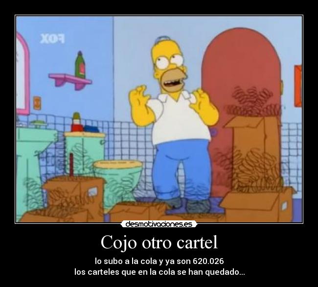 Cojo otro cartel - 
