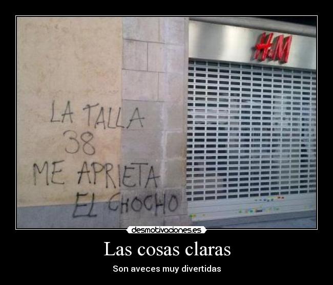 Las cosas claras - Son aveces muy divertidas