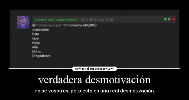 verdadera desmotivación - no se vosotros, pero esto es una real desmotivación.