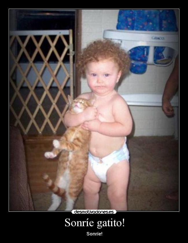 Sonríe gatito! - Sonríe!