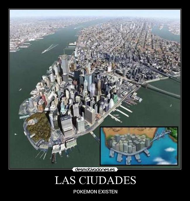 LAS CIUDADES - POKEMON EXISTEN