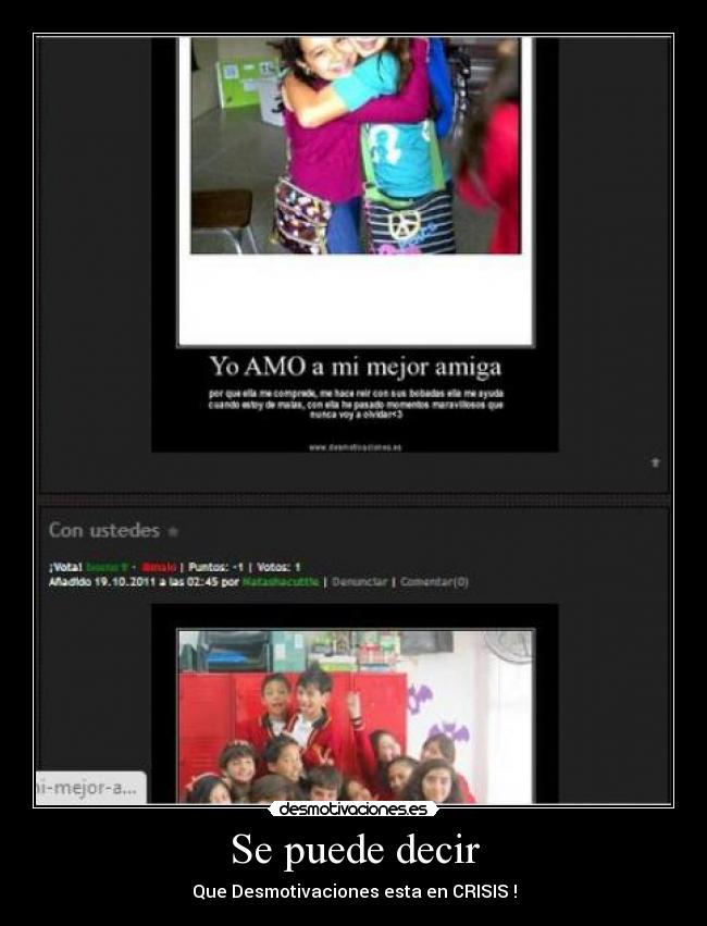 Se puede decir - Que Desmotivaciones esta en CRISIS !