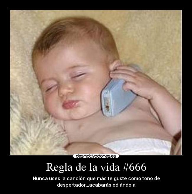 Regla de la vida #666 -