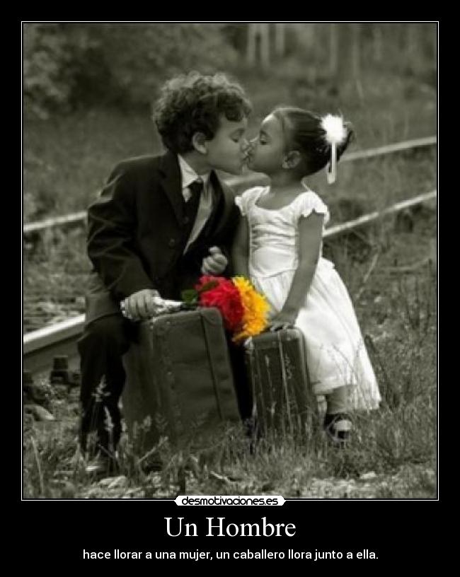 Un Hombre - hace llorar a una mujer, un caballero llora junto a ella.