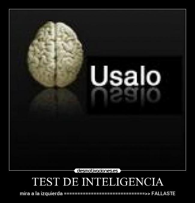 TEST DE INTELIGENCIA -