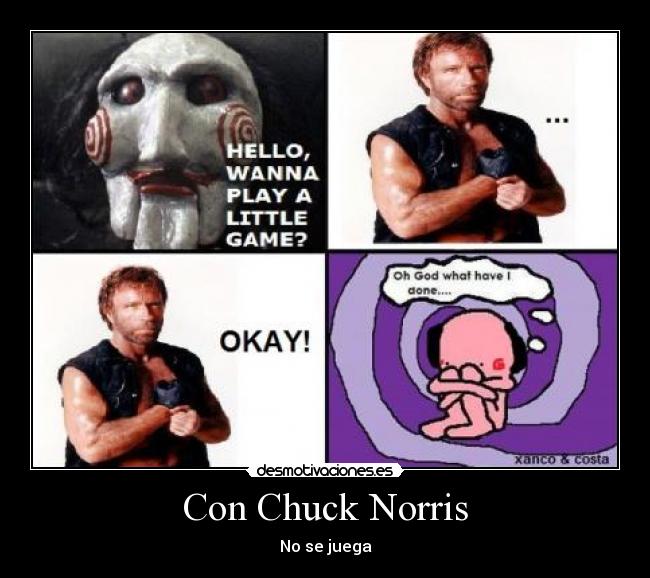 Con Chuck Norris - No se juega