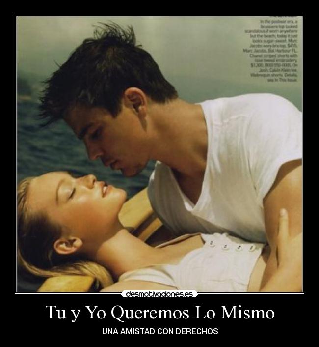 Tu y Yo Queremos Lo Mismo - 
