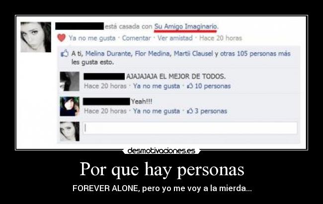 Por que hay personas -