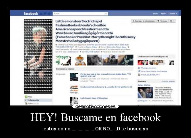 HEY! Buscame en facebook -