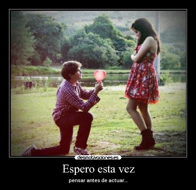 Espero esta vez -
