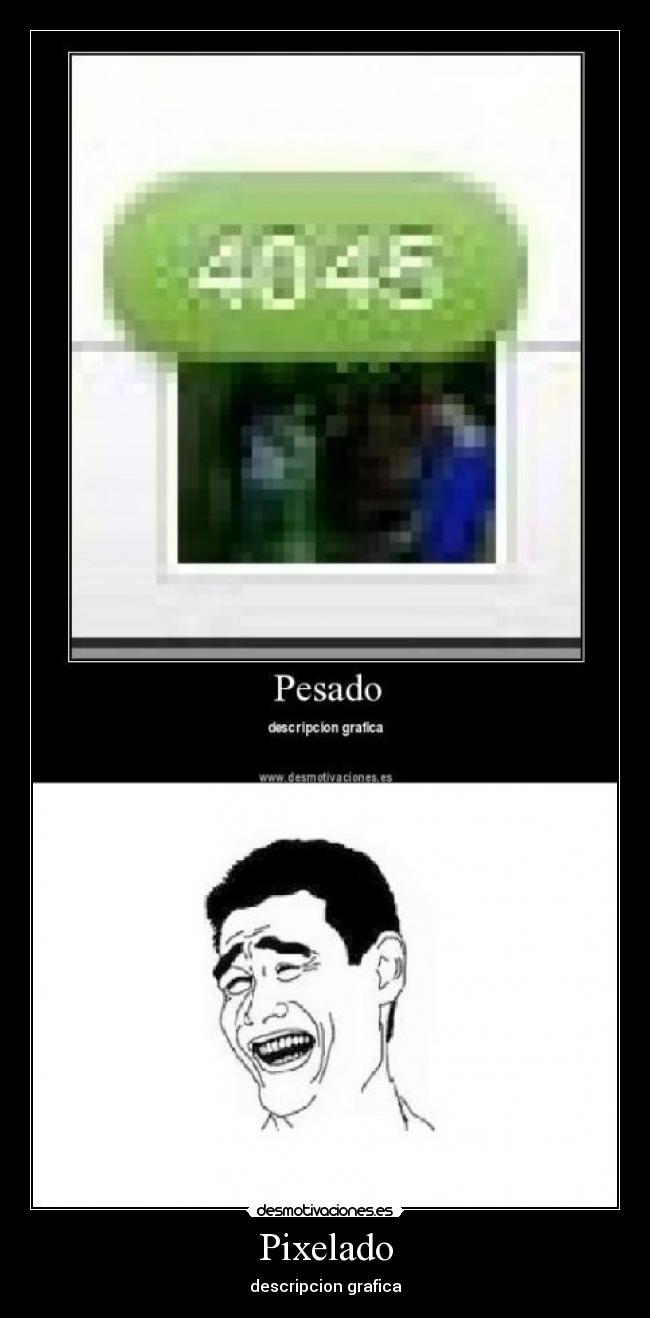 Pixelado - descripcion grafica