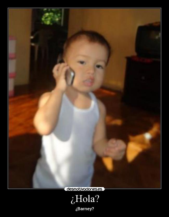 ¿Hola? -