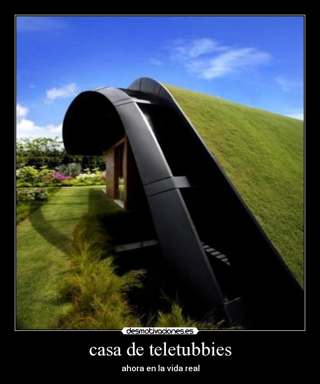 casa de teletubbies - ahora en la vida real