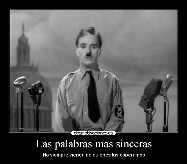 carteles chaplin sinceras palabras fersee desmotivaciones