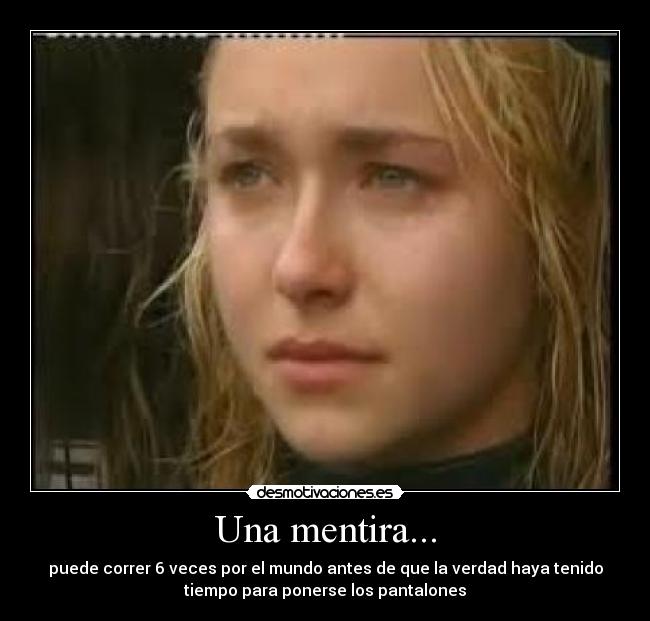 Una mentira... - 