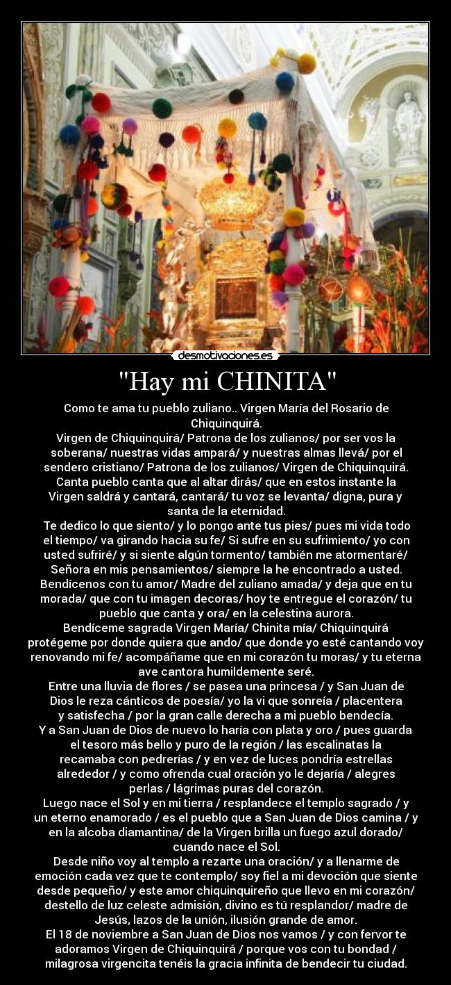 carteles hoy bajada chinita reina morena cuanto amamos desmotivaciones