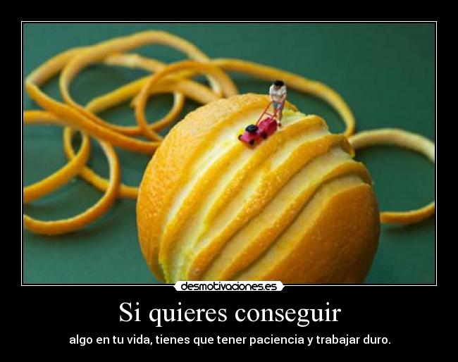 Si quieres conseguir - 