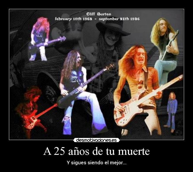 A 25 años de tu muerte -