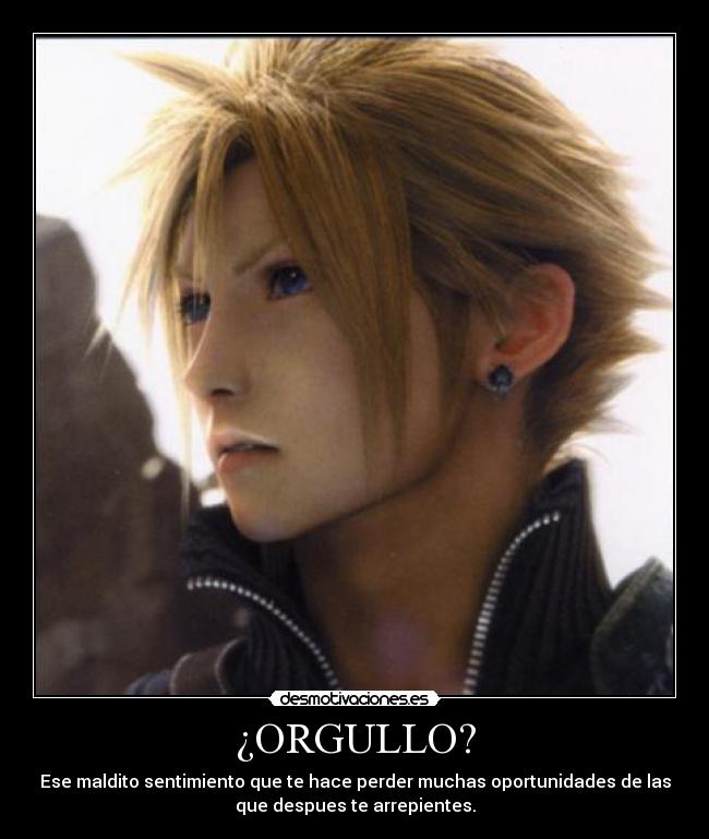 carteles cloud strife final fantasy vii desmotivaciones desmotivaciones