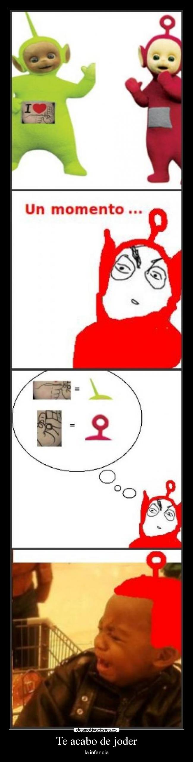 carteles teletubbies sexo desmotivaciones