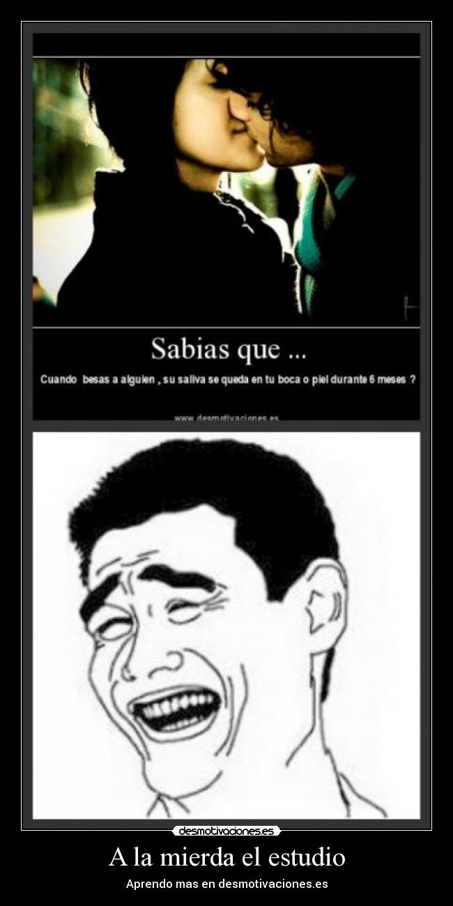 A la mierda el estudio -