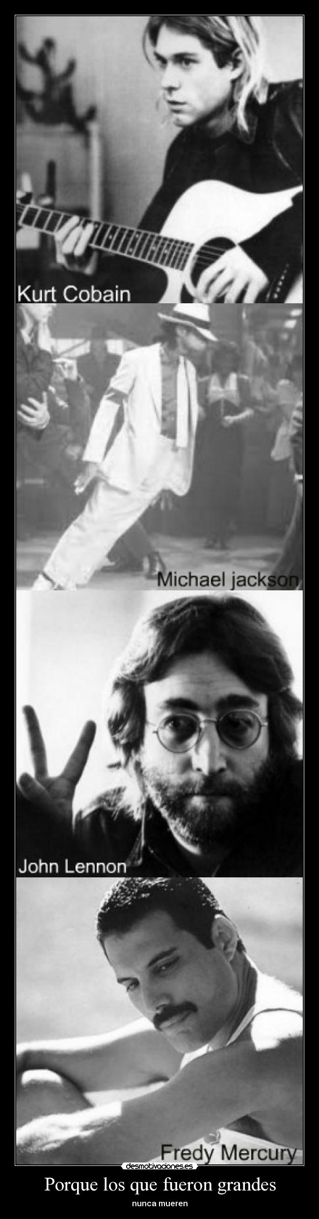 Porque los que fueron grandes -