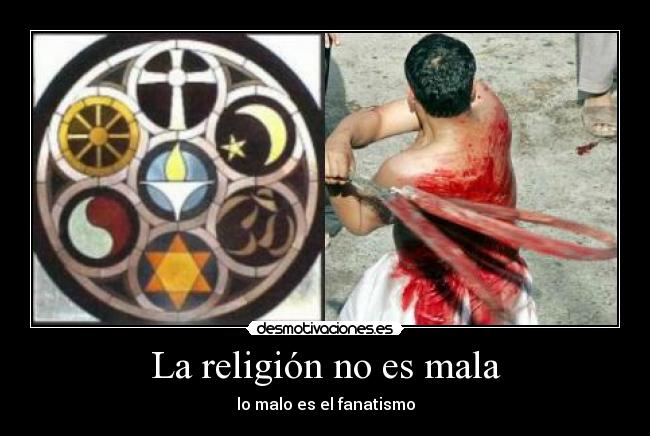 carteles religion fanatismo desmotivaciones