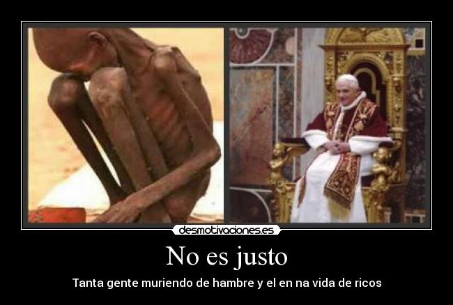 No es justo -
