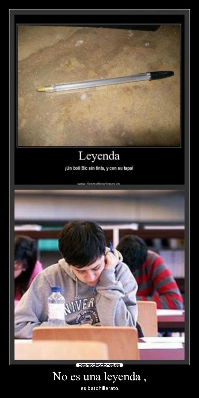 No es una leyenda , - 