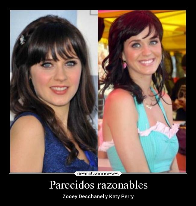 Parecidos razonables - Zooey Deschanel y Katy Perry