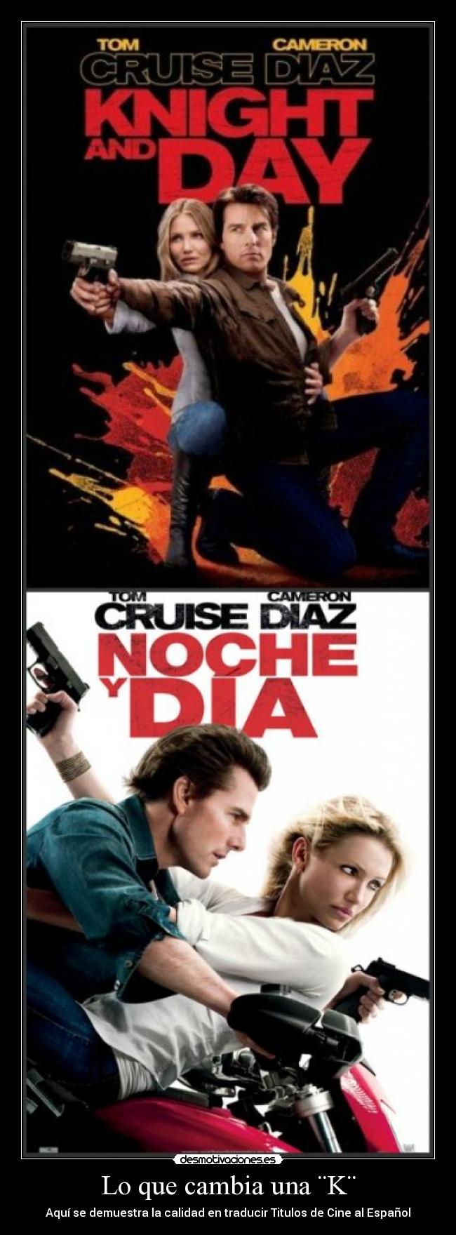 Lo que cambia una ¨K¨ -