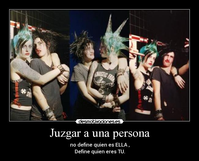 Juzgar a una persona -