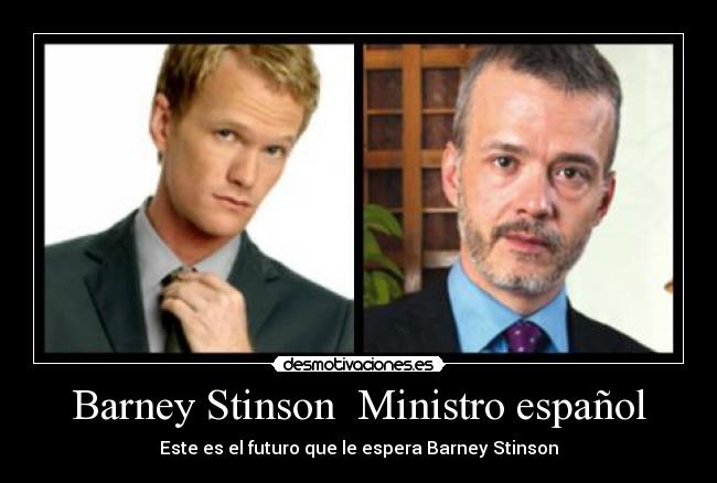 carteles barney stinson futuro desmotivaciones