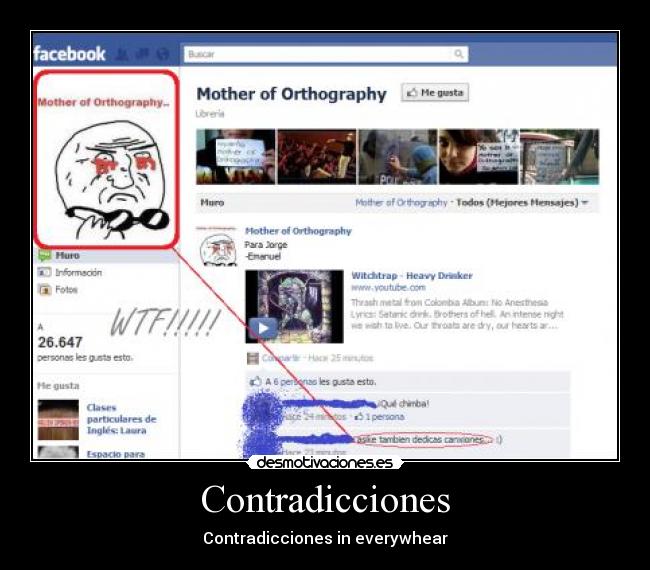 Contradicciones - Contradicciones in everywhear