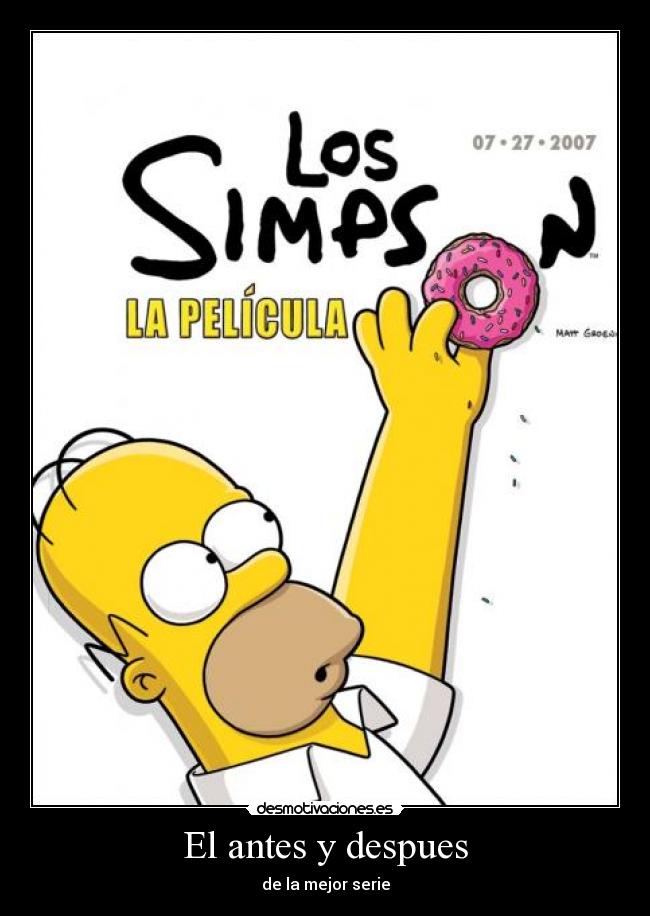 El antes y despues - de la mejor serie