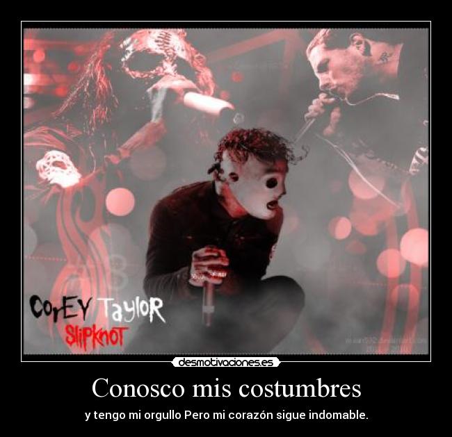 Conosco mis costumbres -