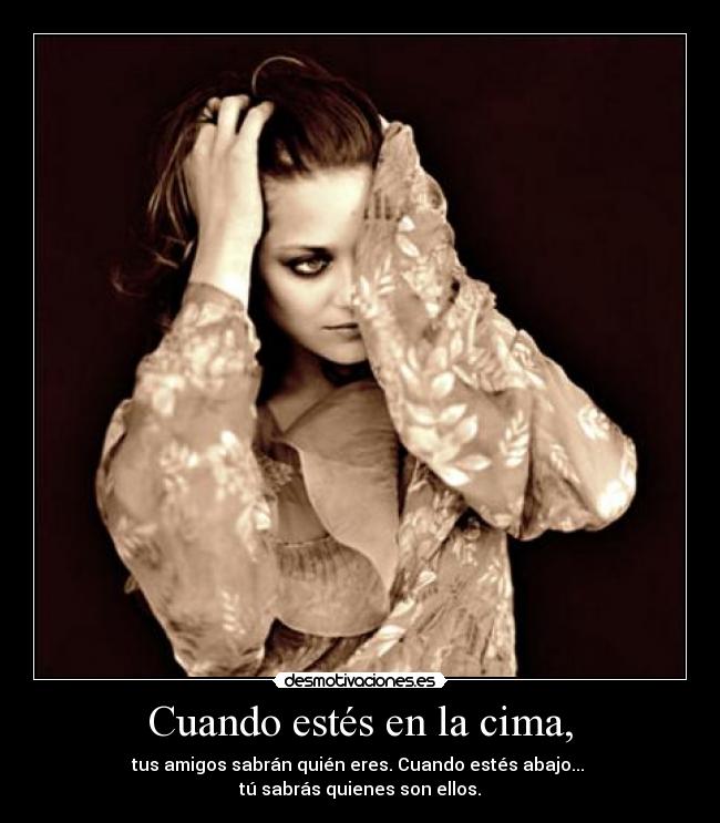 carteles marion cotillard cuando estes cima desmotivaciones