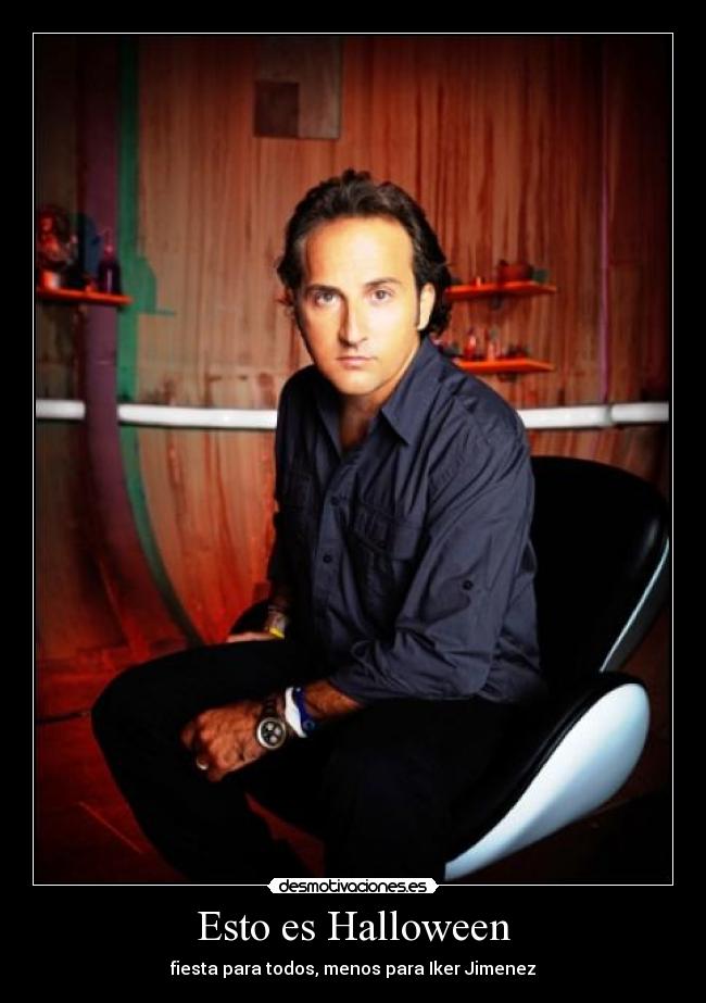 Esto es Halloween - fiesta para todos, menos para Iker Jimenez