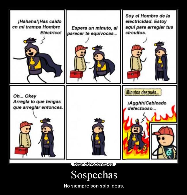 Sospechas - No siempre son solo ideas.