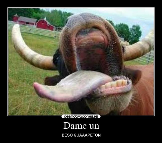 Dame un - BESO GUAAAPETON