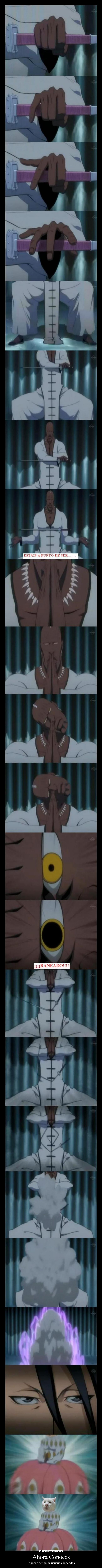 Ahora Conoces - La razón de tantos usuarios baneados