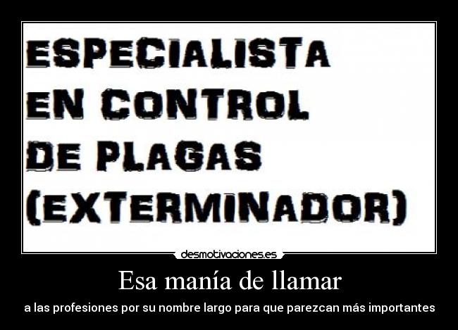 carteles profesiones desmotivaciones