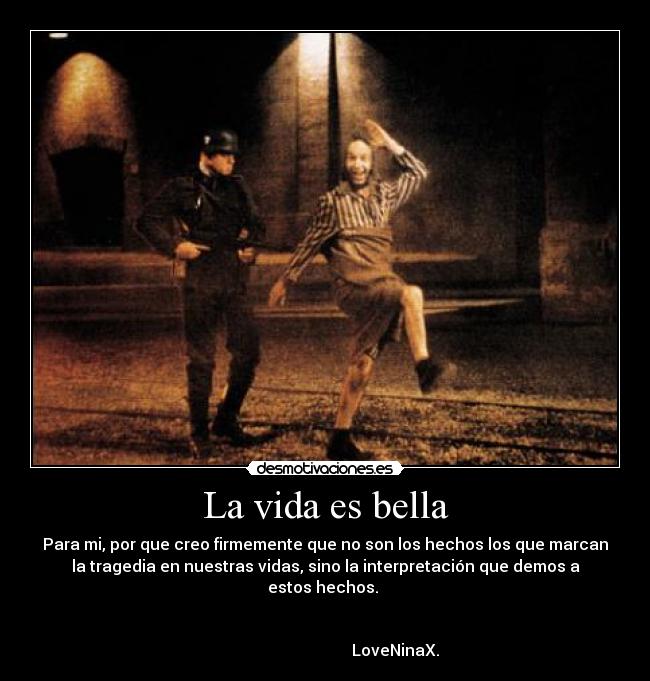 La vida es bella -